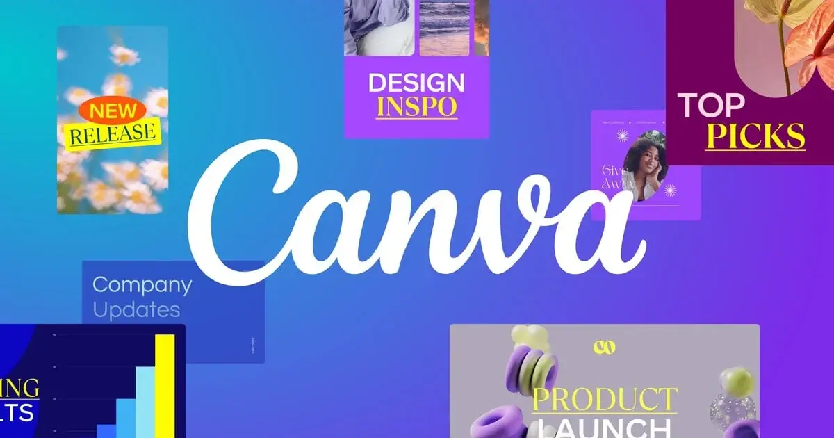 Canva Magic Media platform for creating course thumbnails and promotional banners